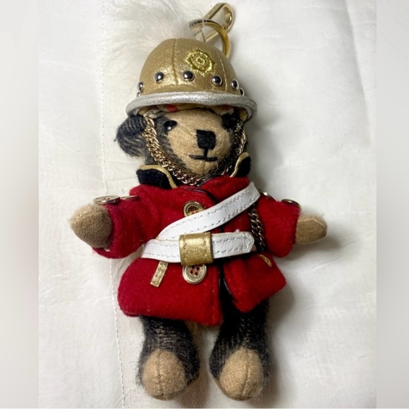 Burberry Regimental Bear Keychain Bag Charm - Picture 4 of 13